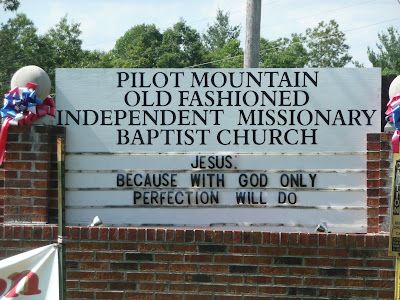Pilot Mountain Old Fashioned Independent Missionary Baptist