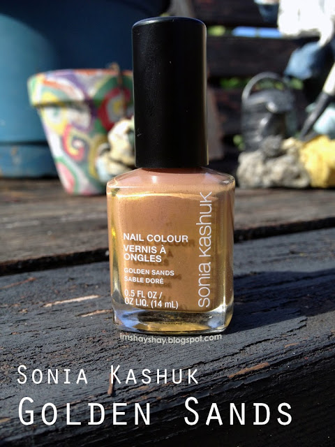 Sonia Kashuk "Golden Sands" Review | imshayshay.blogspot.com
