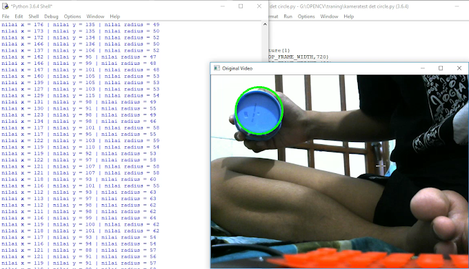 Tracking Circle with OPENCV Camera