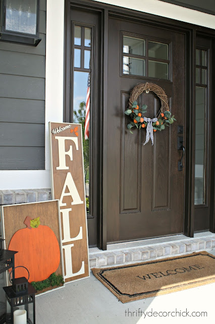 How to make your own large fall signs 