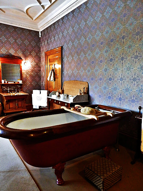 Bath time at Lanhydrock House, Cornwall