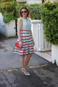 Jeffrey Campbell soltair pumps, chicwish lace dress, bonjour bag, Fashion and Cookies, fashion blogger