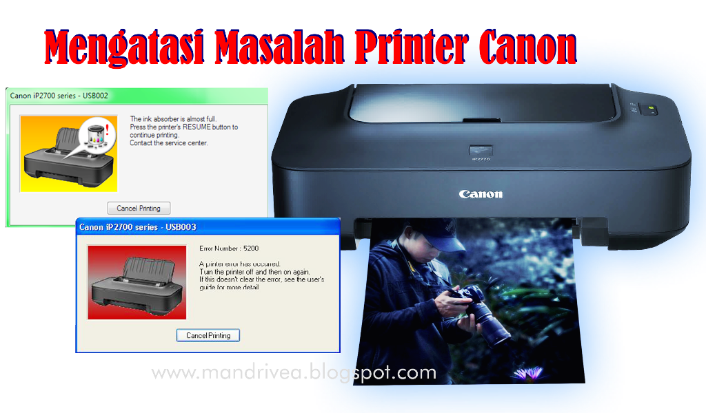 Cara Reset Printer Canon Ip2770 Ip2700 | error 5b00 dan ...