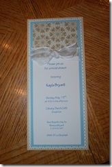 Shower Invitations 405