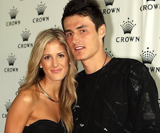 Bernard Tomic with Girlfriend