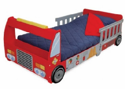 Stepfire Truck  on Roof Covered The Bed He Was Tired And Slept