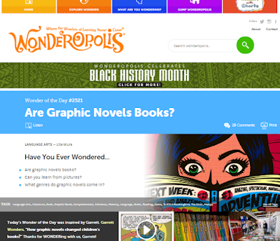 Wonderopolis Screen Capture