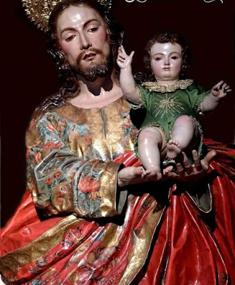 San José con el niño Jesus