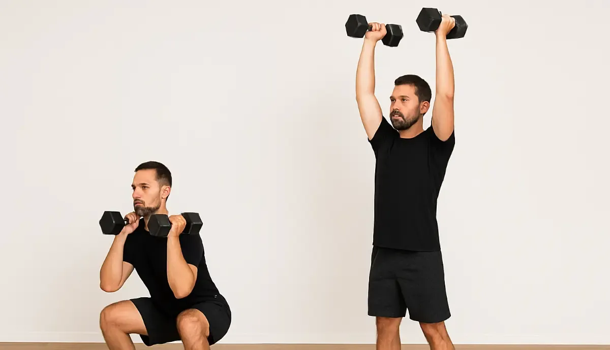 Build strength and burn fat at home with this simple full-body dumbbell workout routine—no gym required, just results.