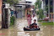 Banjir Luapan Sungai Bengawan Solo Rendam 23 Desa di Bojonegoro