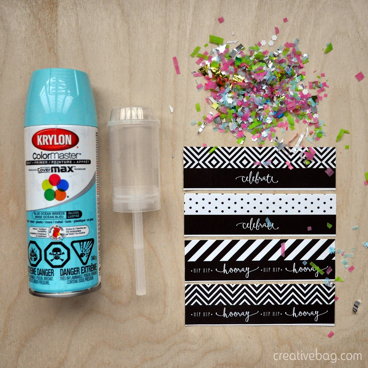 diy confetti poppers and make your own confetti | Creative Bag