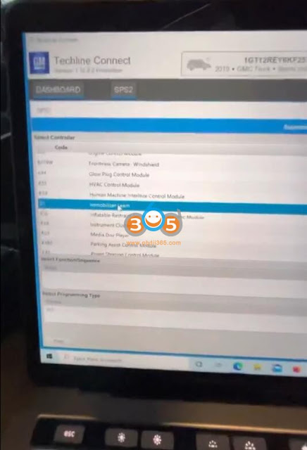 GMC L5P Immobilizer Relearn with MDI2 and SPS2 15