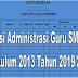 Aplikasi Administrasi Guru SMP/MTs Kurikulum 2013 Tahun 2019/2020 - Ruang Lingkup Guru