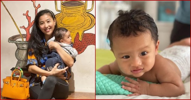 Jadi Ibu di Usia 40 Tahun, Ini 8 Potret Olivia Zalianty Momong Baby Hydro Tanpa Babysitter - Momen Pangku si Kecil Sambil Makan Soto Jadi Sorotan