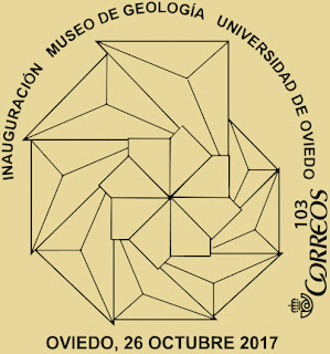 Matasellos del Museo de Geología de Oviedo