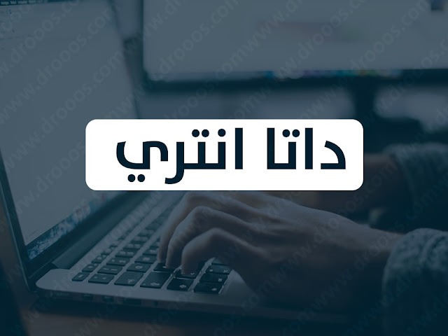 ادخال بيانات Data Entry (داتا انتري)