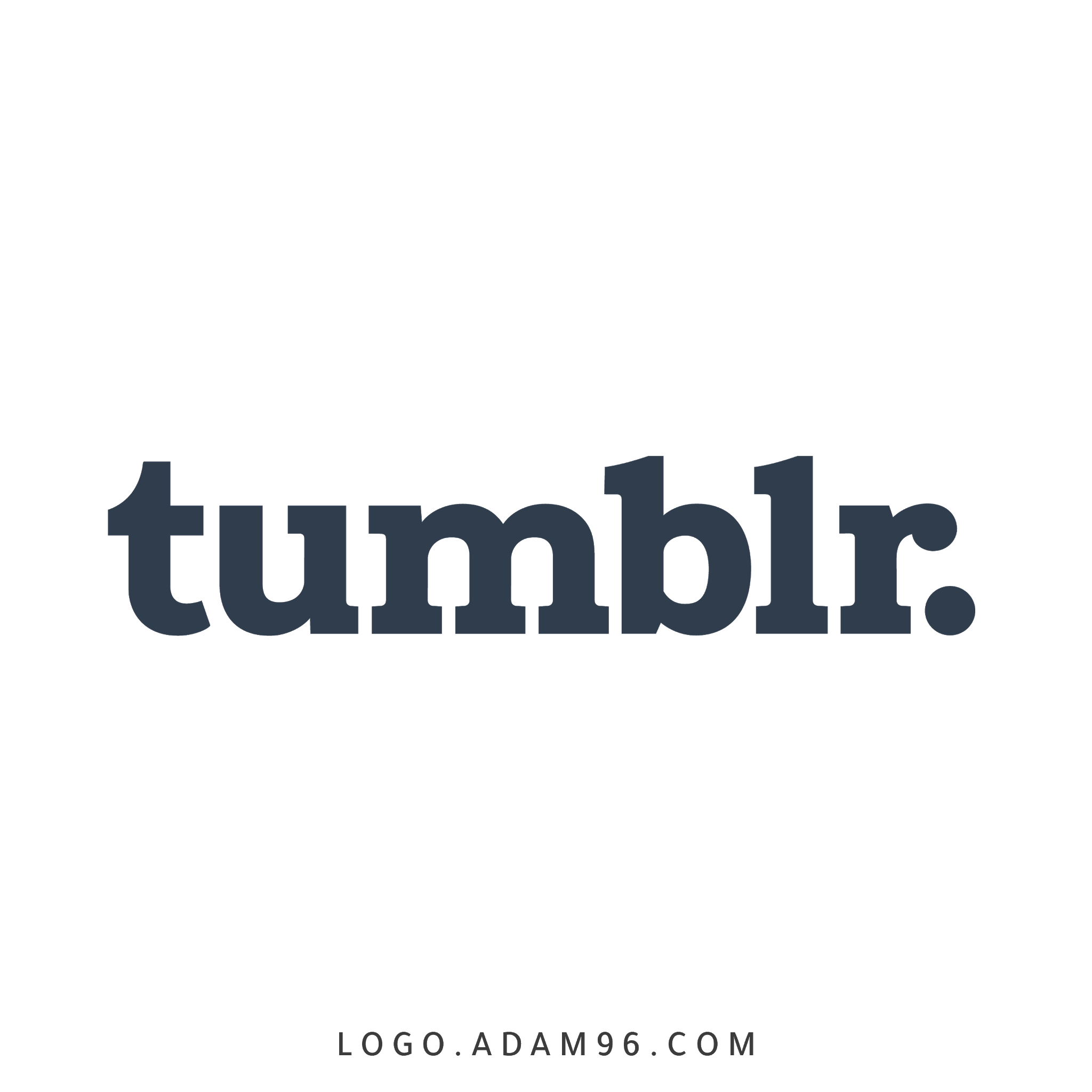 تحميل شعار موقع تمبلر الرسمي لوجو عالي الدقة Logo Tumblr