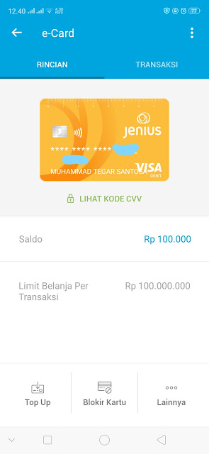 Membuat Verifikasi Paypal Dengan e-Card