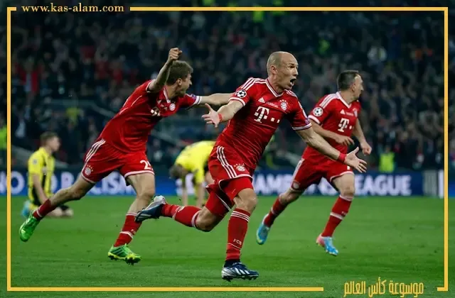 اريين روبن يتوج بأفضل لاعب فى نهائي دوري ابطال اوروبا 2013