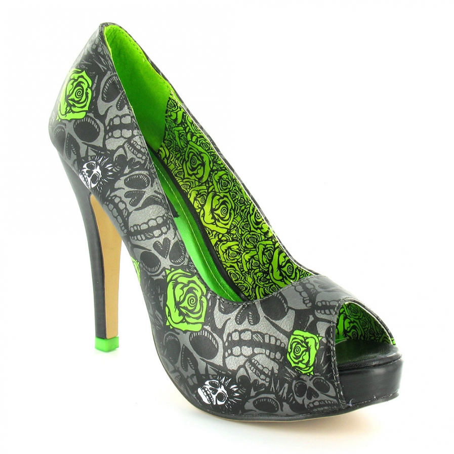 Lime Green High Heel Shoes