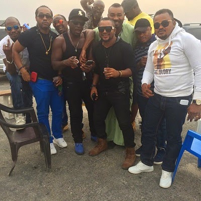 Photos: Prince Ekeh, Jnr Pope, Emma Ehumadu, Others Storm Beach in Rivers 