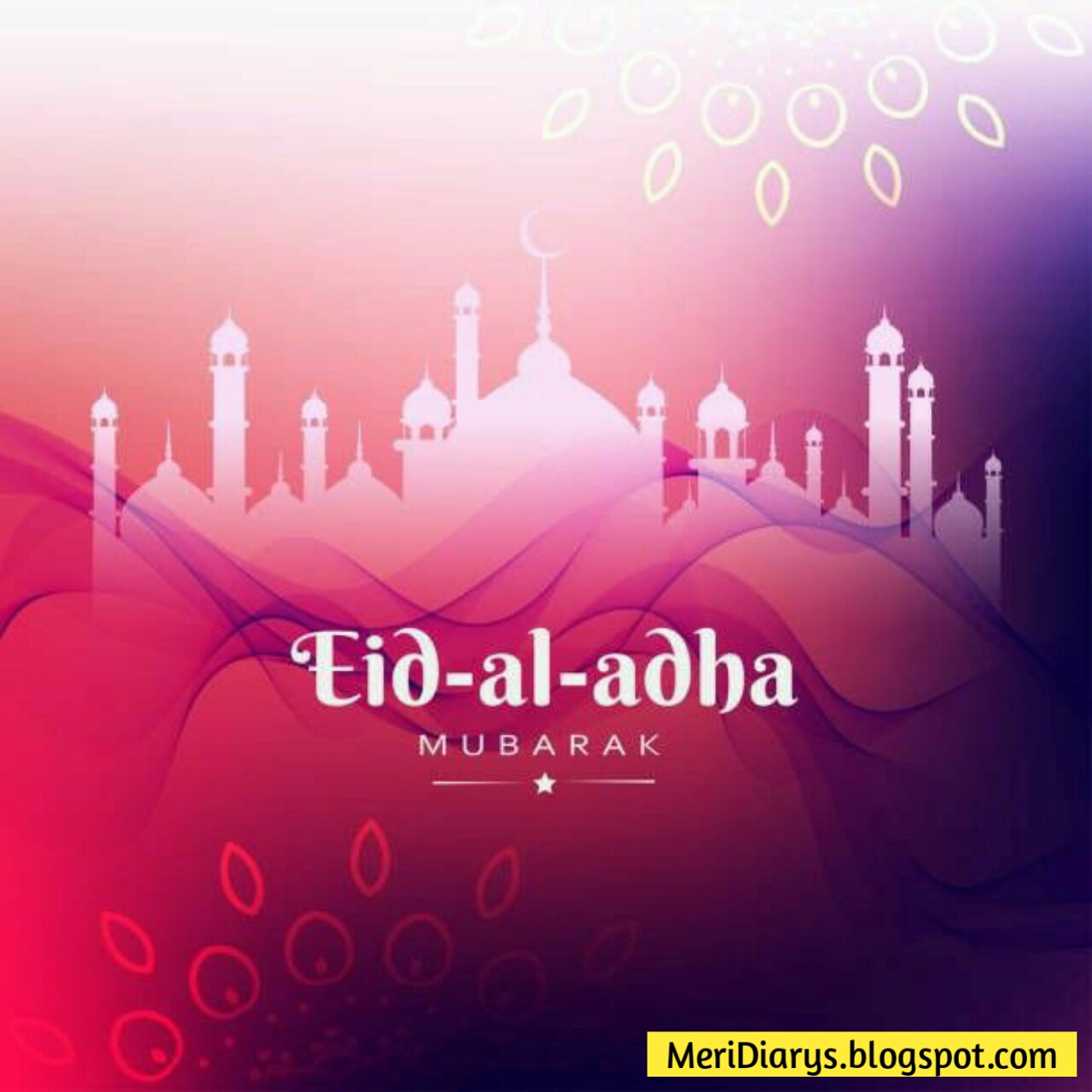 Today is the day of sacrifice - Eid ul Adha Mubarak Wishes Message