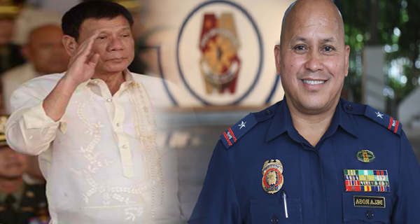 LOOK: President Duterte Praises PNP Chief Dela Rosa for his Loyalty