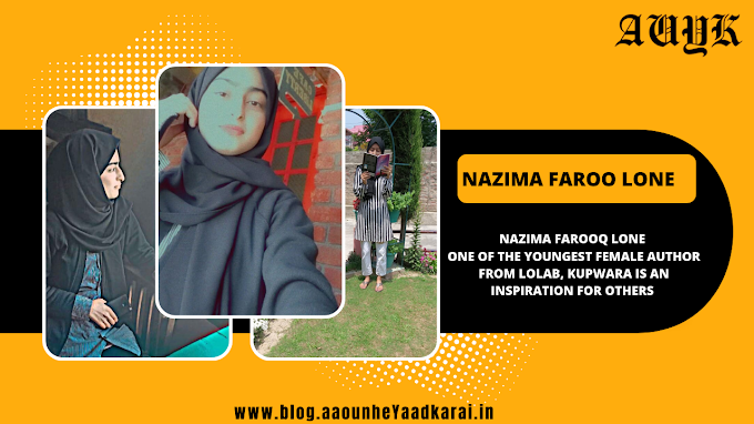 Nazima Farooq Lone : One of the youngest Female author from Lolab, Kupwara is an inspiration for others 