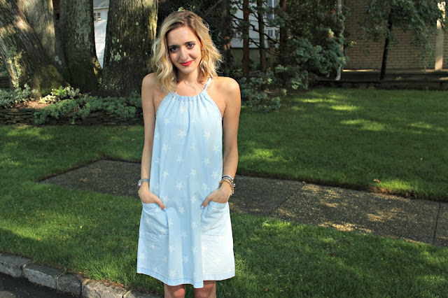 old navy chambray dress