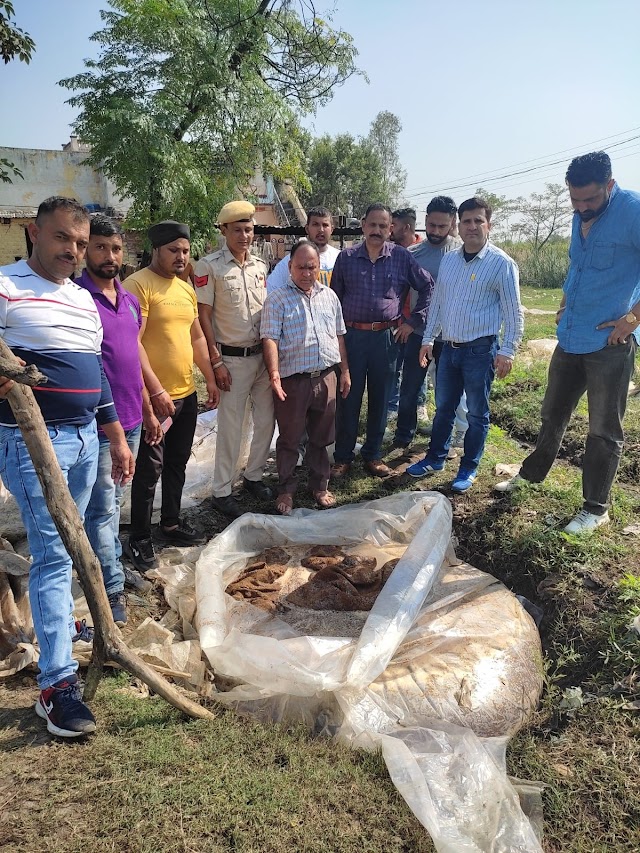 आबकारी विभाग की अवैध शराब के खिलाफ बड़ी कारवाई 2 लाख 10 हजार 50 लीटर अवैध शराब बरामद