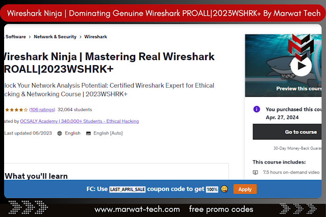 Wireshark Ninja | Dominating Genuine Wireshark PROALL|2023WSHRK+ By Marwat Tech