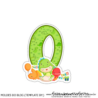 Dinosaur Baby: Free Printable Cake Toppers and Decoration.