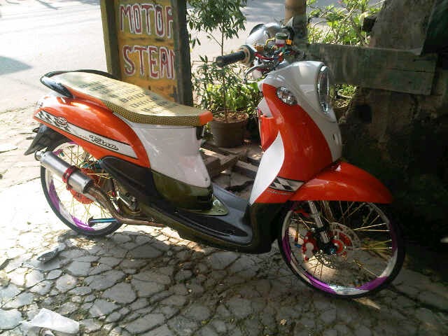 modifikasi%2Bmotor%2Byamaha%2Bfino%2Bsederhana