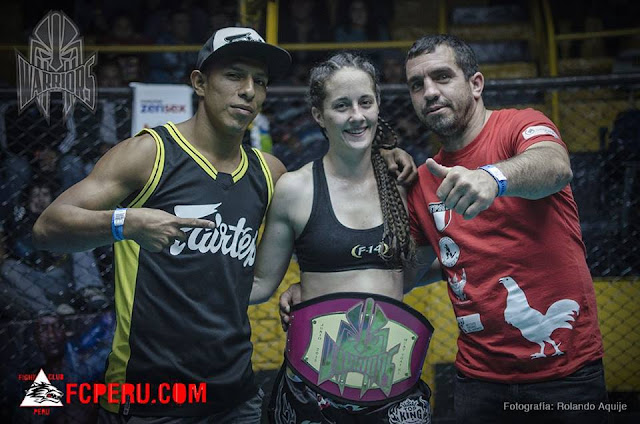 Luna Tobin Peru Muay thai WMC F 14 gym Rodrigo Joquera