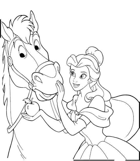 New Coloring Page  Printable Horse Coloring Pages Baby Unicorn 