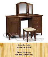 jual furniture mebel jati jepara murah meja rias jati minimalis