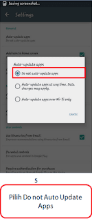 Cara Mematikan Auto Update Aplikasi Android