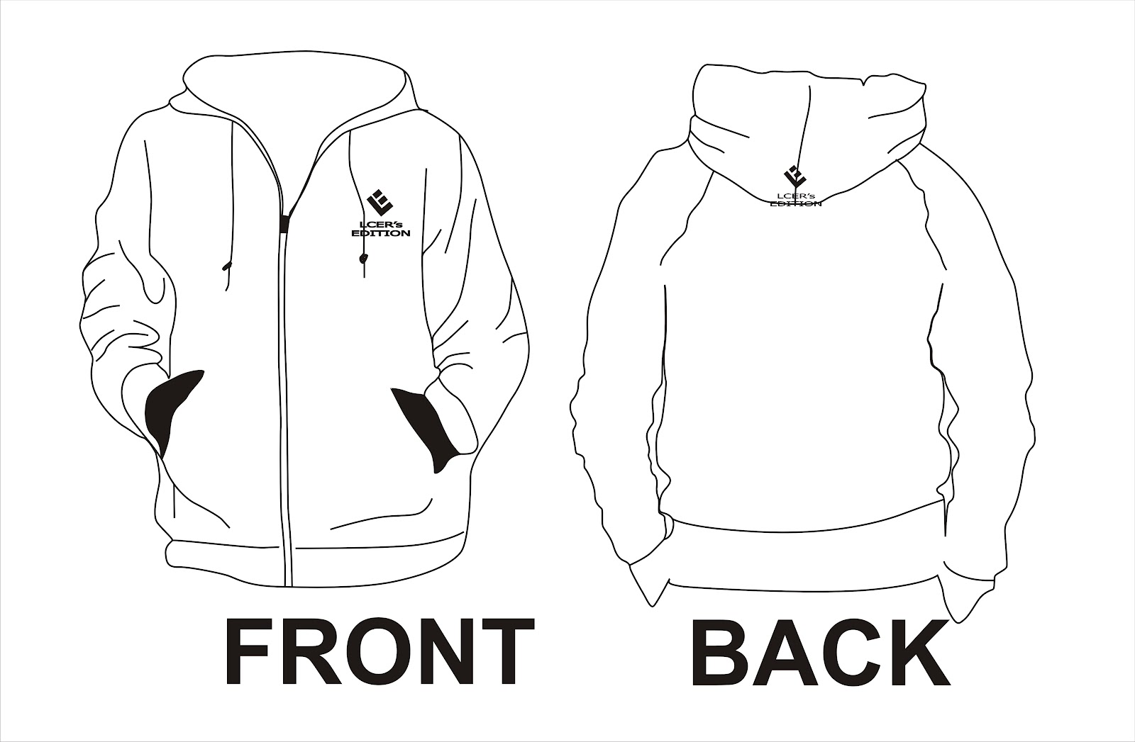 Photo Desain  Jaket  Hoodie  Cdr Kerabatdesain