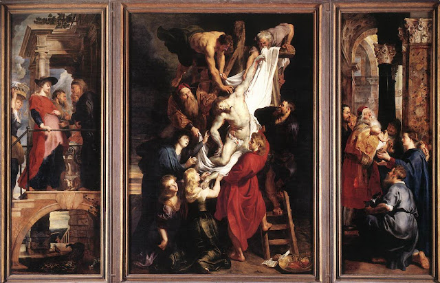Descent from the Cross, 1612-1614 ,Peter Paul Rubens