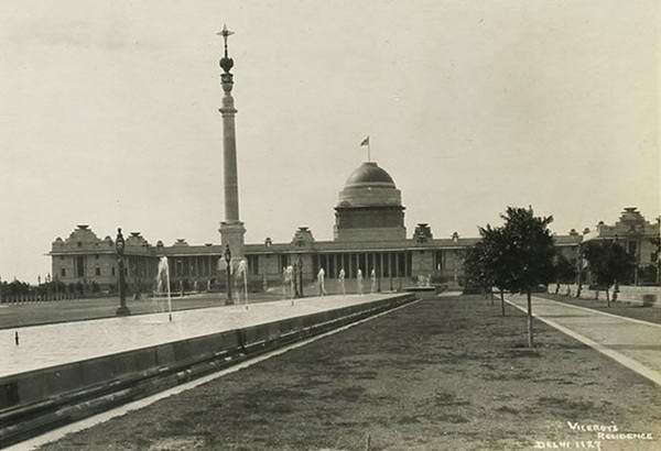 Old India Photos - Lord Viceroy Residence in Delhi, 1927