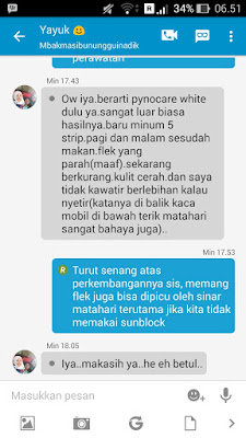 Testimoni Pynocare White