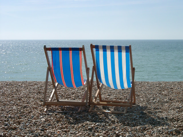 Pebbled beach, Kings Road, Brighton