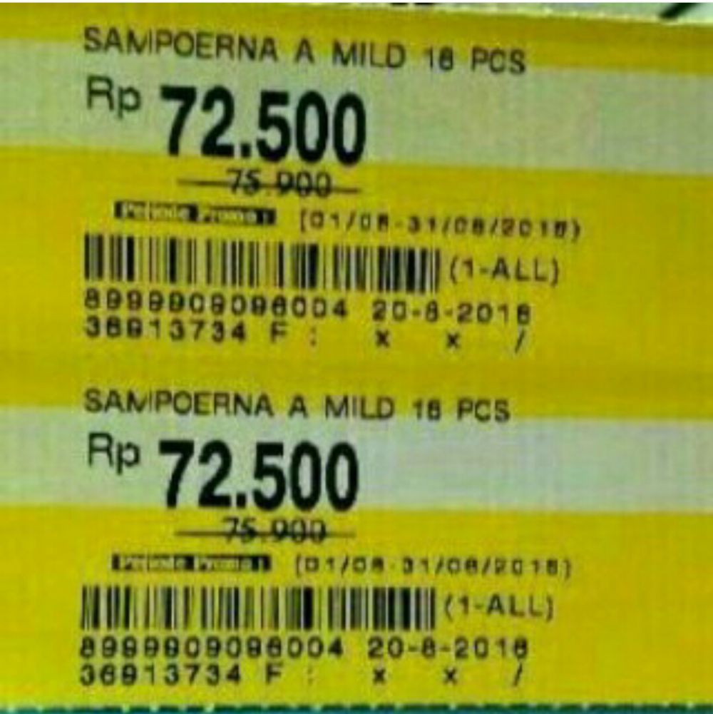 12 Editan Foto Harga Rokok Naik Sangat Ekstrim Di Minimarket Ini