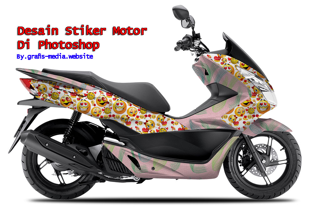 Cara Membuat Desain  Stiker  Motor  Dengan Photoshop 