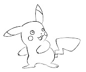 #15 Pikachu Coloring Page