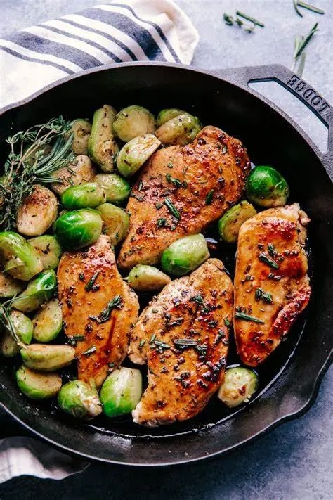 Chicken Breast And Brussel Sprouts Recipe