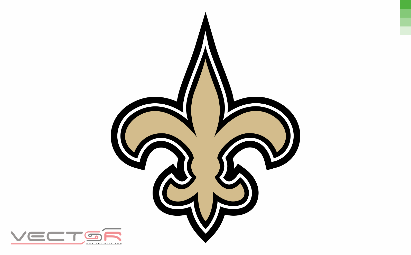 New Orleans Saints Logo (2012-present) - Download Vector File CDR (CorelDraw)