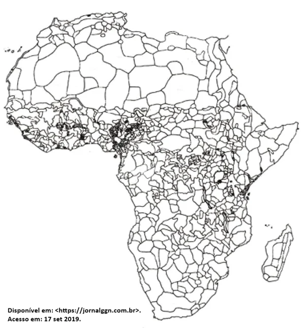 mapa da africa