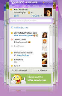 yahoo messenger shortcuts