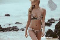 Marloes Horst hot model photo shoot Acadia bikini swimwear
